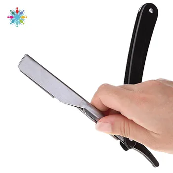 

1PC Men Blades Shaving Razors Beard Hair Removal Straight Easy and Quick To Shave Beards Knife Antique Folding Shaving Knife
