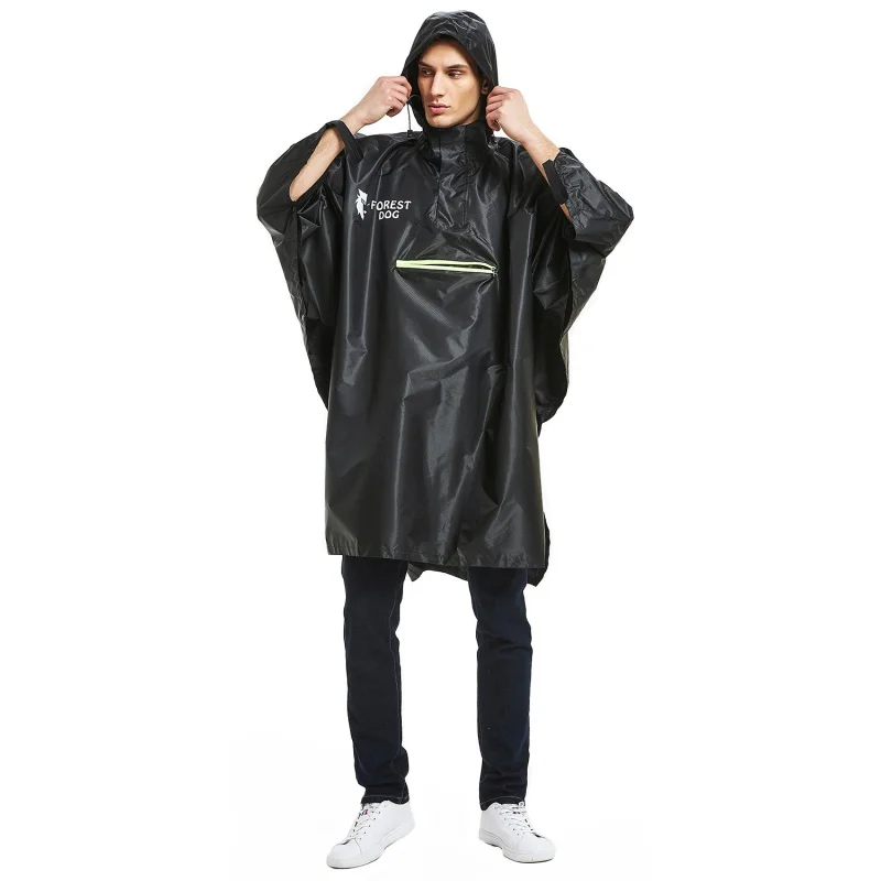 

Multifunctional Raincoat Backpack Hooded Rain Cover Hiking Cycling Rain Cover Poncho Waterproof Tent Outdoor Camping Tent Mat hs