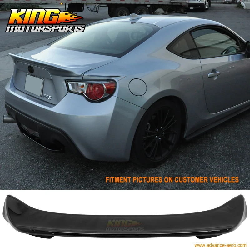 

Fits 13-19 Scion FRS Subaru BRZ TR-D Style Trunk Spoiler Painted Raven Black #D4S ABS