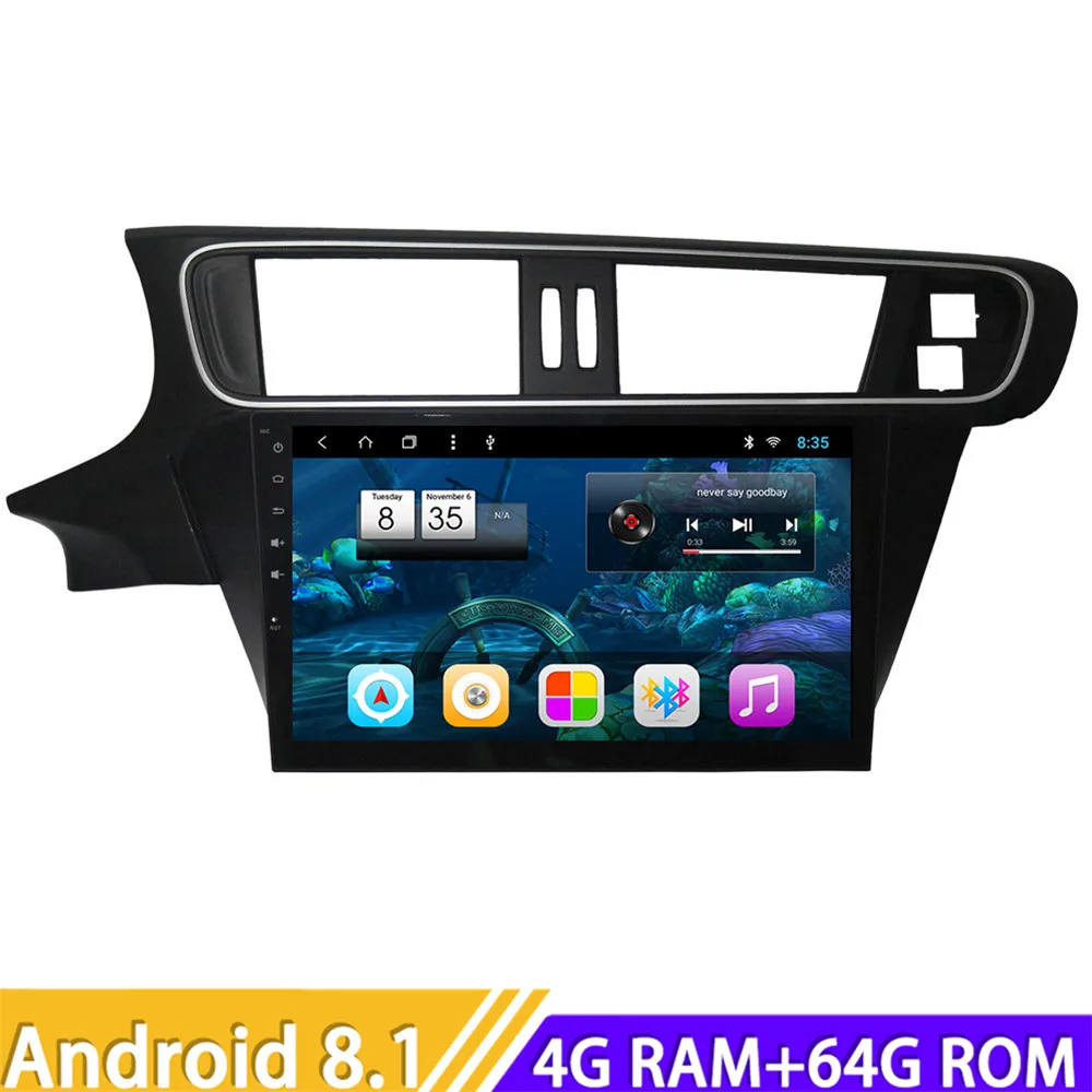 Автомагнитола Android 8,1 автомобильный медиацентр плеер видео для Citroen C3-XR Стерео gps навигация Автомагнитола 2 Din без DVD
