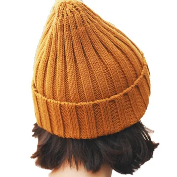 

2019 16 Colors Knitted Hat Women Men Causal Style Acrylic Warm Beanie Cap Headwear Head Ear Warmer Apparel Accessories