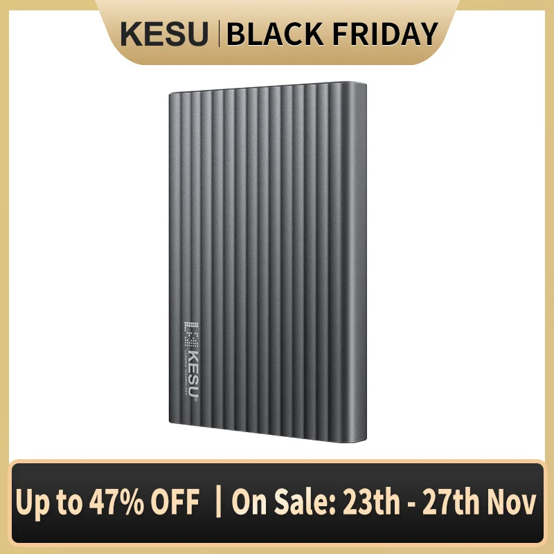Внешний жесткий диск KESU 2 5 дюйма USB3.0 320 Гб/500 Гб/ТБ внешний из алюминиевого сплава