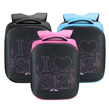 

LED Backpack Display Illuminated WIFI Luminous Multi-Function Waterproof Bag 20L 25 x 25cm New