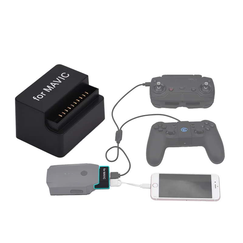 Дрон Зарядка для смартфона планшета батарея конвертер для DJI Mavic Pro запасная часть батарея USB зарядное устройство адаптер