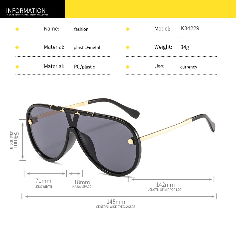 Vintage Punk Rivet Goggle Sunglasses Men New Oversized One Piece Big Sun Glasses Women Hip Hop Luxury Flat Top Eyewear