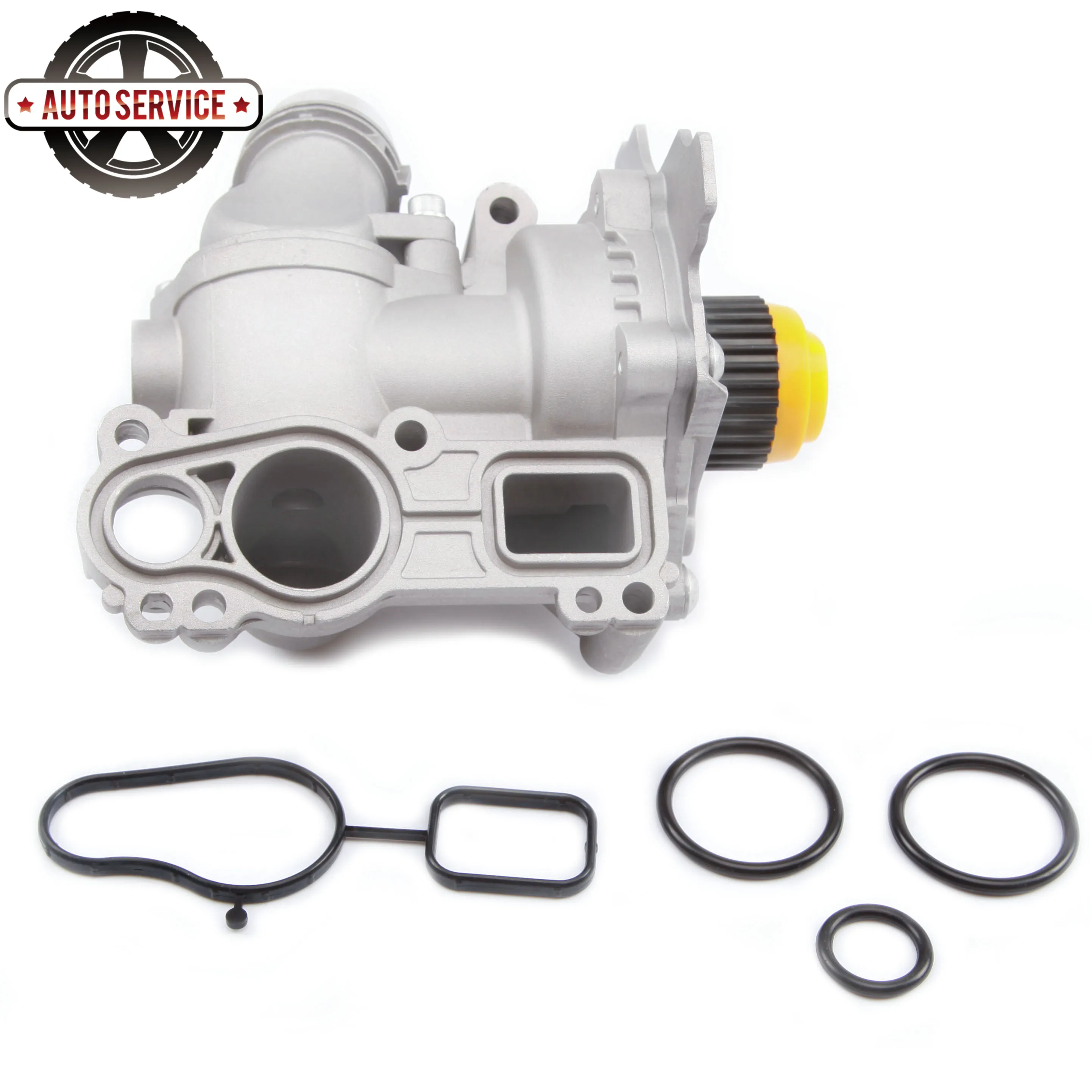 НОВЫЙ 06H 121 026AB водяной помпы из алюминия обновление для Audi A4 A6 Q3 Q5 VW Passat Golf Jetta Tiguan