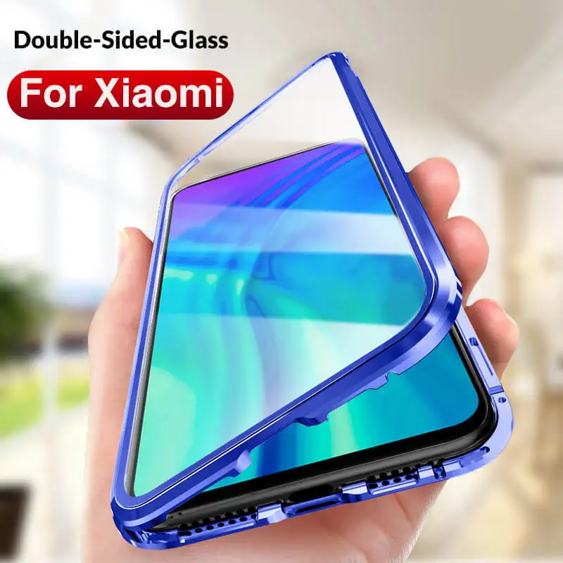 

360 Magnetic Adsorption Flip Phone Case For Xiaomi MI 9 Lite A3 9T Note 10 Pro 3D Glass Back Cover on Xiomi Xaomi Mi9 Light Mi9t