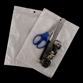 

20pcs Zipper Plastic Bags High Quality Transparent Zipper Plastic Zip Lock Bags Package With Hang Hole Waterproof