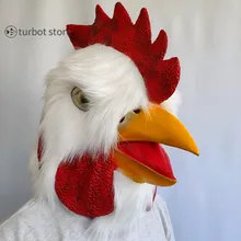 

Rooster mask creative film and television plush animal role-playing farm activities bar party learning holiday event supplies