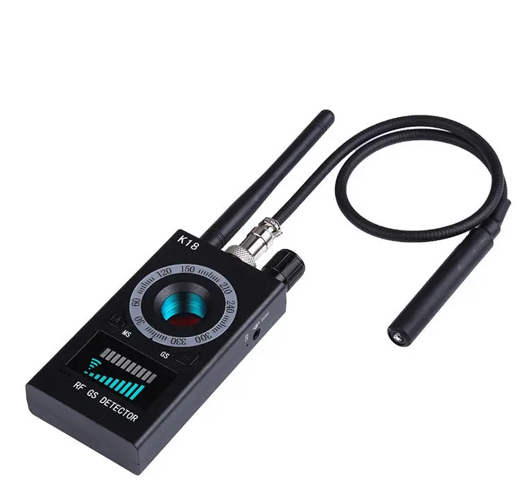K18 1MHZ-6.5GHZ K18 GSM RF Signal Detector Anti-spy Detector Camera Wireless GPS Anti-sneak Shot Monitoring Positioning Detector - Famidy.com