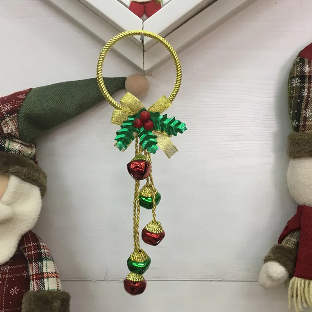 A Glod Adornos de navidad подвесной орнамент, рождественские принадлежности, Колокольчик для дерева, подвесной декор, дверь для дерева, настенный домашний орнамент, подвесные украшения для вечеринки - Цвет: A Glod