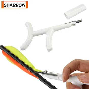 

Arrow Scraper Remover Fletches Archery Vanes Feather Eradicate Glue Wrap Tool White DIY Shooting Hunting Accessories