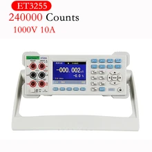 Nuovo di Precisione Da Banco Multimetro Digitale Condensatore Tester Desktop Multimetro Tester AC/DC Votage Corrente Meter Test di Continuità