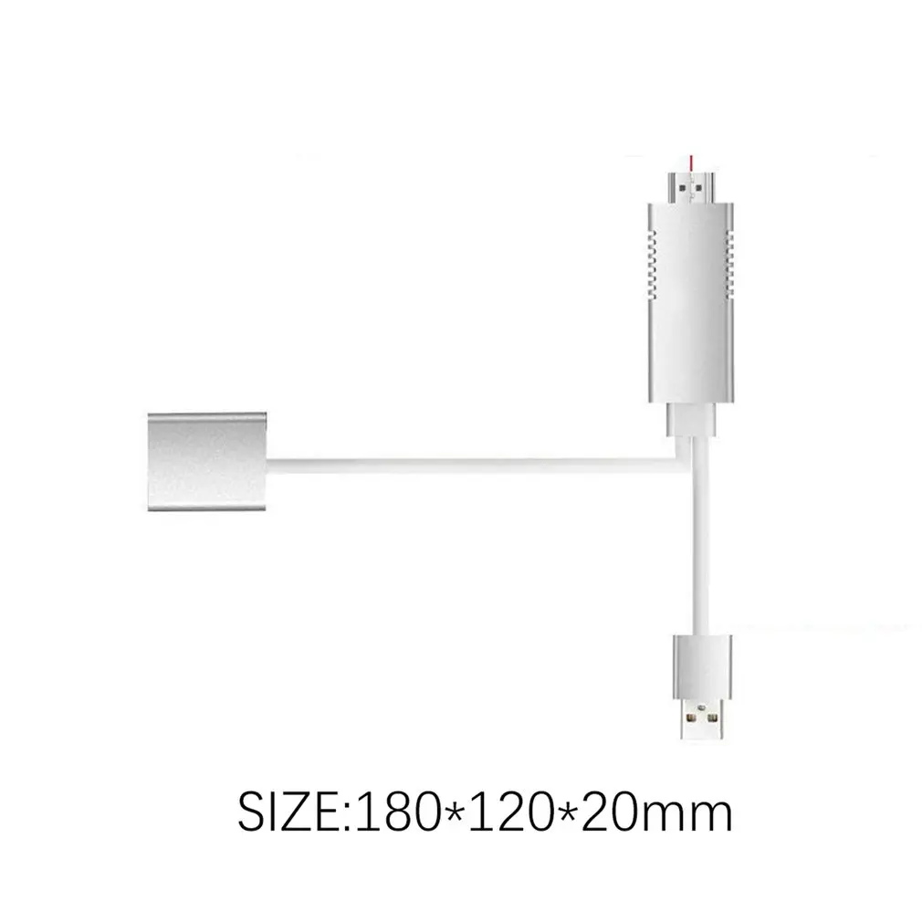 1 м аудио кабель зеркалирование умный кабель HDTV AV телефон к ТВ адаптер для samsung iPhone iPad
