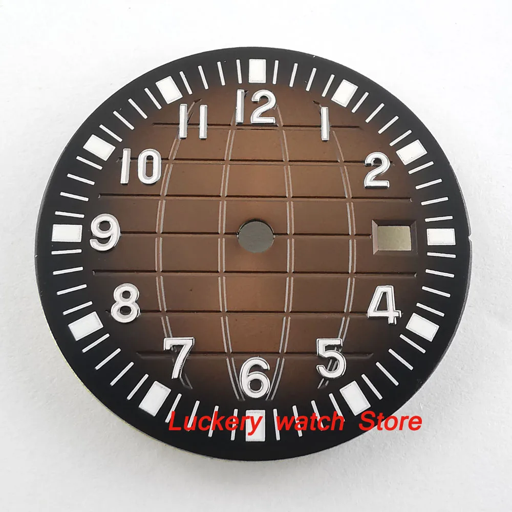 31.6 Millimetri No Logo Brown Dial Fit Per Il 2824 2836 Miyota 8215 821A Mingzhu 2813 Automatico Movement-Bp50