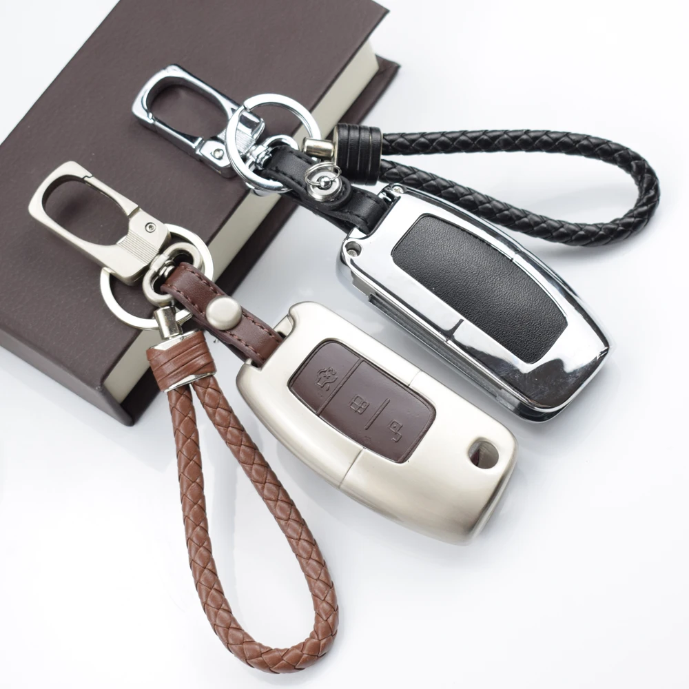 Топ дистанционный складной 3 кнопки флип цинковый сплав автомобильный брелок