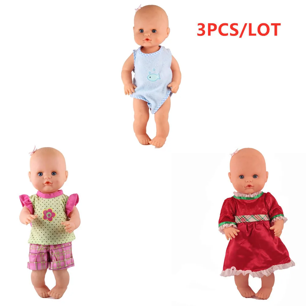 3 шт./лот 35 см Nenuco Кукла Одежда и аксессуары Nenuco Ropa y su Hermanita оригинальные комбинезоны/платья/костюмы для куклы 13 дюймов - Цвет: outfits9