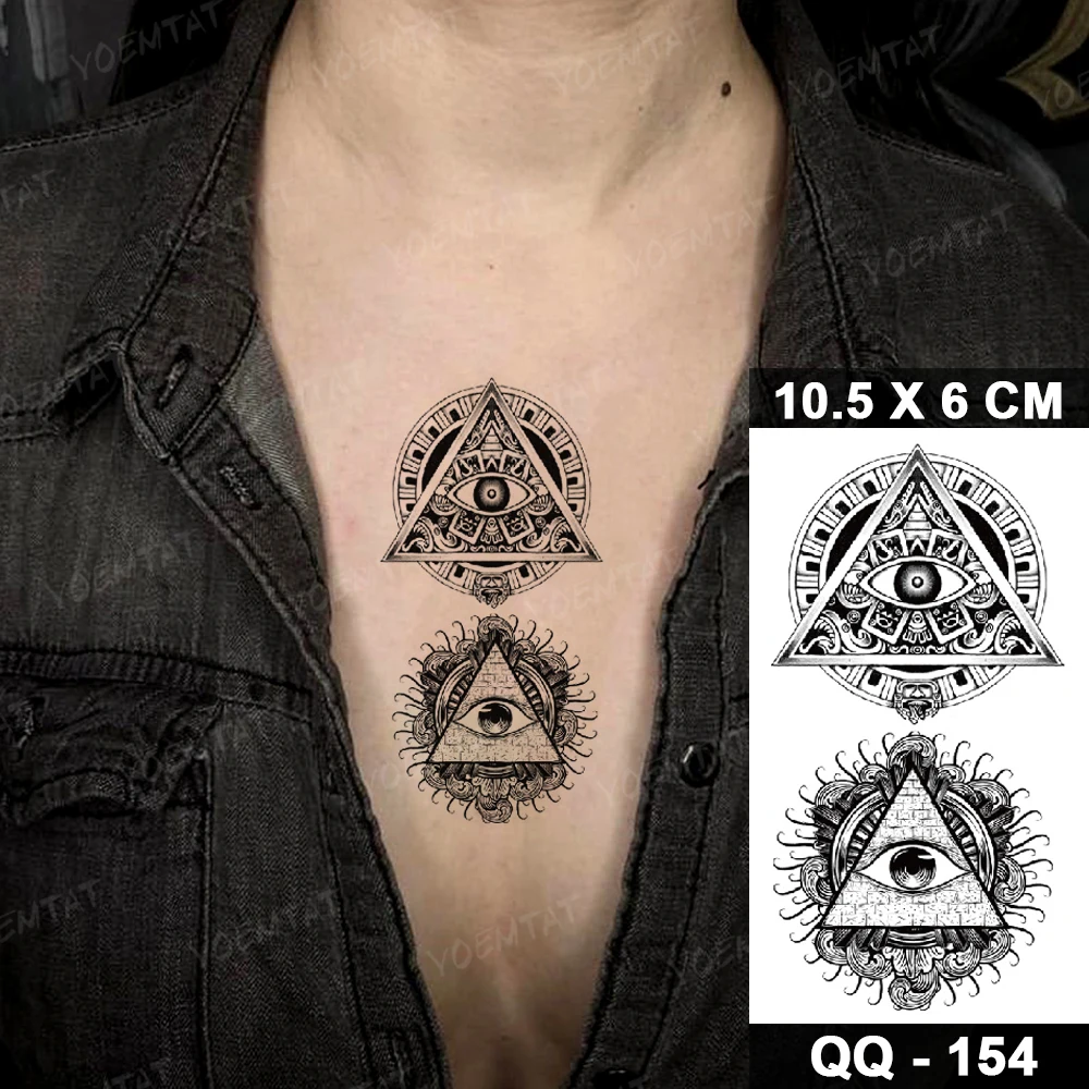 Tatouage Oeil D horus Dans Un Triangle