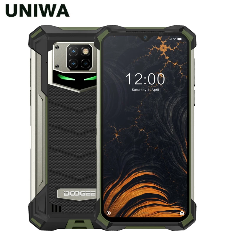 Смартфон DOOGEE S88 Pro прочный IP68/IP69K 10000 мАч Helio P70 восемь ядер 6 ГБ ОЗУ 128 Гб ПЗУ Android 10 |