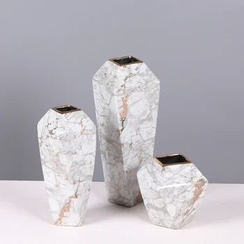 

Chinese Style Vase Ceramics Luxury Art Simple Modern Creative Home Dining Table Vase Craft Jarrones Living Room Decor New DA60HP