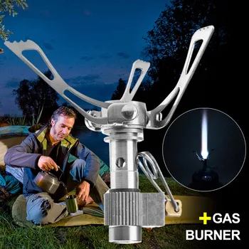 

Gas Stove Convenient Durable 2400W Aluminum Alloy Outdoor Travel Survival Cooker Cooking Barbeque Folding Camping Portable