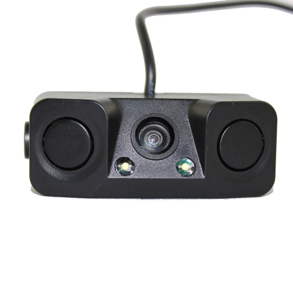 OMESHIN камера ночного видения монитор 2LED камера заднего вида автомобиля с радарный датчик парковки водонепроницаемый и ударопрочный радар Датчик