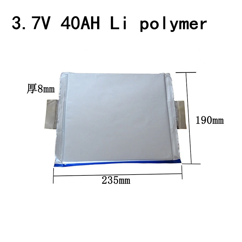 Soft Package 3.7v 40ah Real Capacity 42ah Large Polymer Lithium Battery Ternary Power Inverter DIY | Электроника