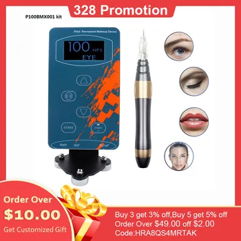 

Permanent Makeup Machine Kit Professional Rotary Tattoo Machine Pen Guns For Eyebrow Eyeliner Lip Microblading Liner Shader