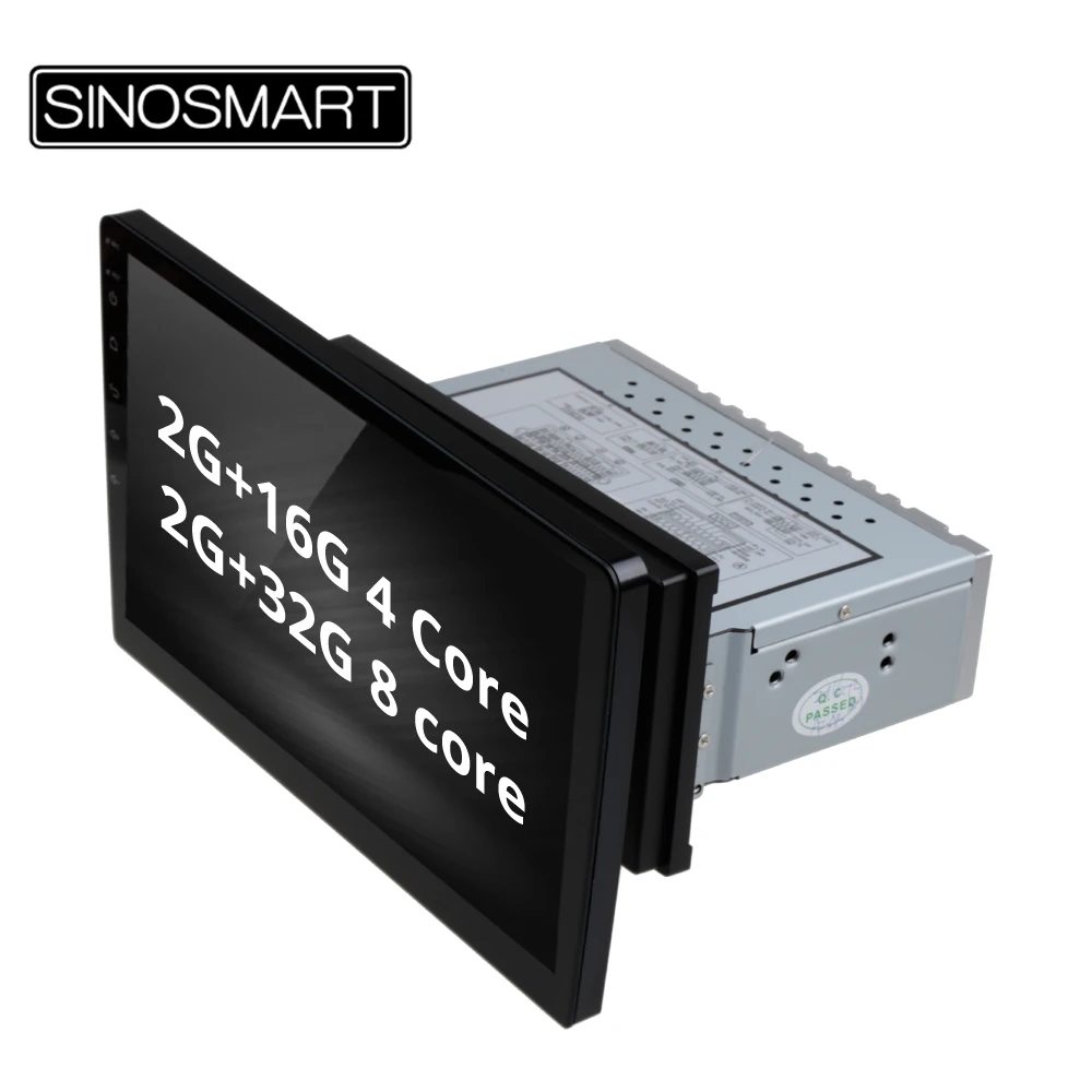 SINOSMART Universal Model 1/2 DIN 4/8 Core CPU Android 8.1 2G/4G RAM Car GPS Navigation Player Canb