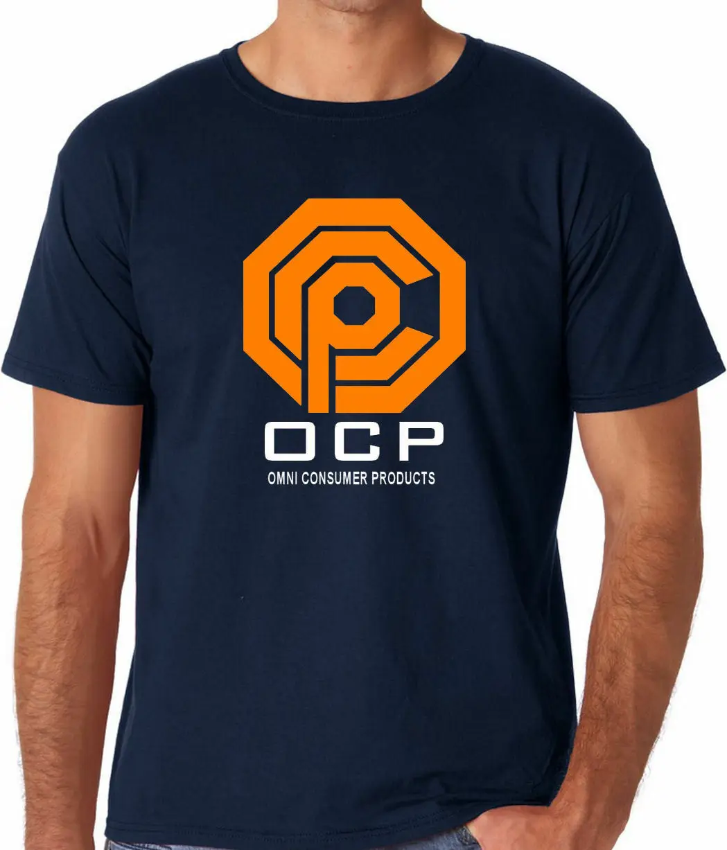 Omni потребительские товары Ocp Robocop вдохновили 80S фильм футболка | Мужская одежда