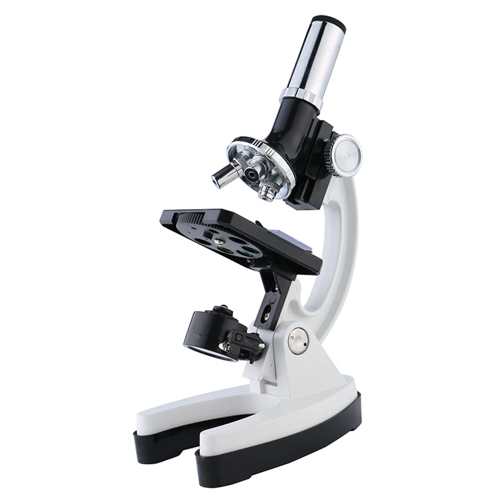 All-Metal Digital Microscope With Cover Slide Tweezer Kit Biological Microscope Children Lab Scientific Microscope 100X to 1200X