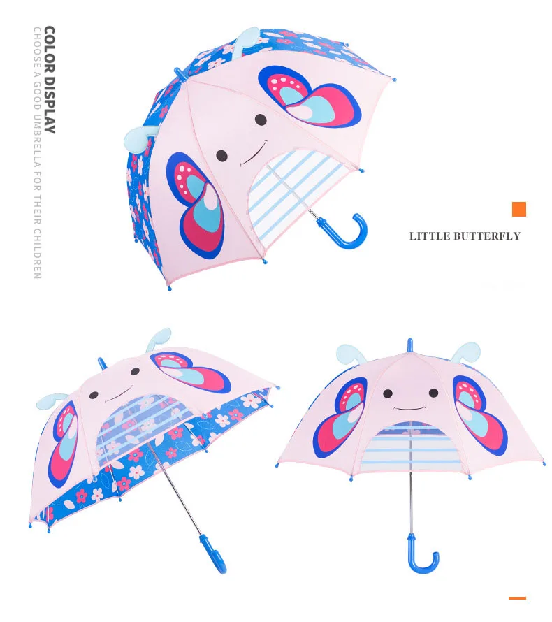 MODIS TOUS мультяшный детский зонтик для девочек и мальчиков, детский прямой зонтик с длинной ручкой, Подарочный зонтик, распродажа