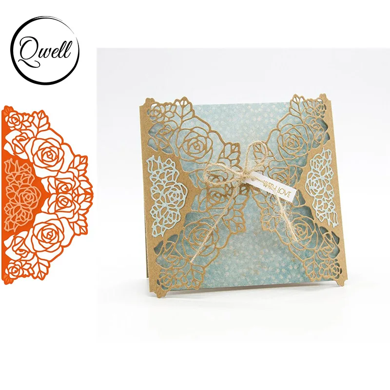 Металлическая Вырубка для скрапбукинга QWELL тиснение бумаги и карт высечки