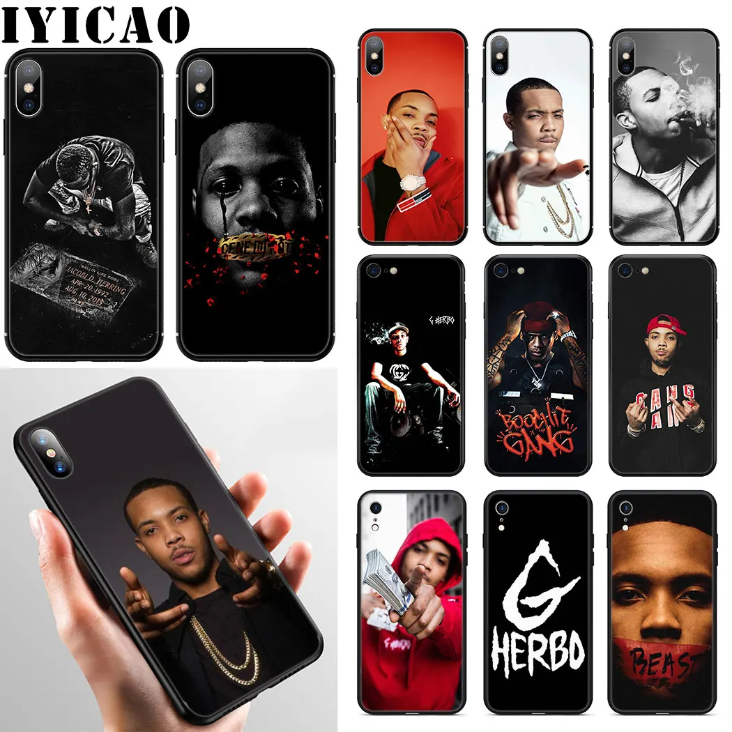 Чехол для телефона Rapper G Herbo мягкий силиконовый чехол iPhone 11 Pro Max XR X XS 6 6S 7 8 Plus 5 5S