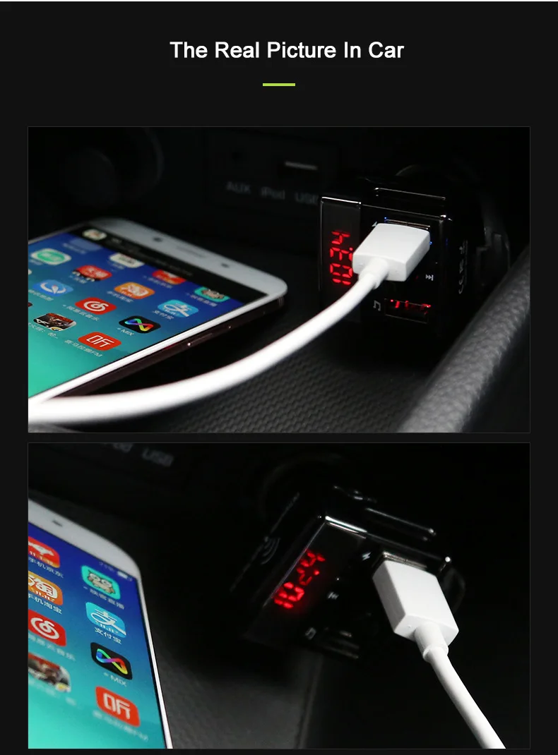 Автомобильный MP3-плеер автомобильный bluetooth-приемник Hands-free телефон прикуриватель USB привод музыка автомобильное быстрое зарядное устройство