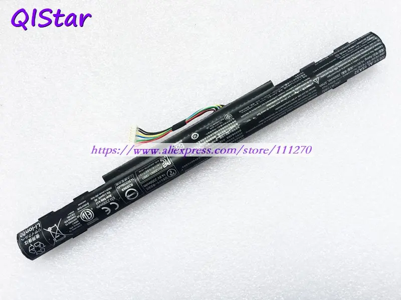 QISTAR 14,8 в 2500 мАч натуральная AL15A32 Аккумулятор для ноутбука acer Aspire Серии E5-573G E5-573G-557U V3-574G ноутбук компьютер