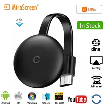 

2.4G 1080P Wireless HDMI Android tv stick Miracast Airplay Wifi Display Receiver Mirror Screen Dongle Media streamer mirroring