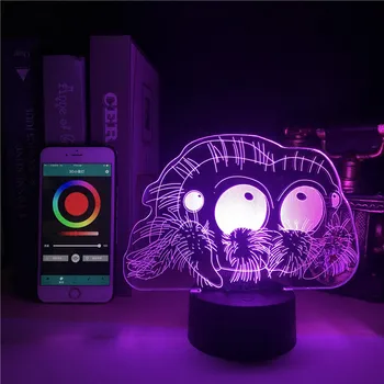 

APP Control Table 3D Lamp Little Spider Lucas Animal fancy Personalized Colored Lights Decor Visual 3d Lamp Visual Light Effect