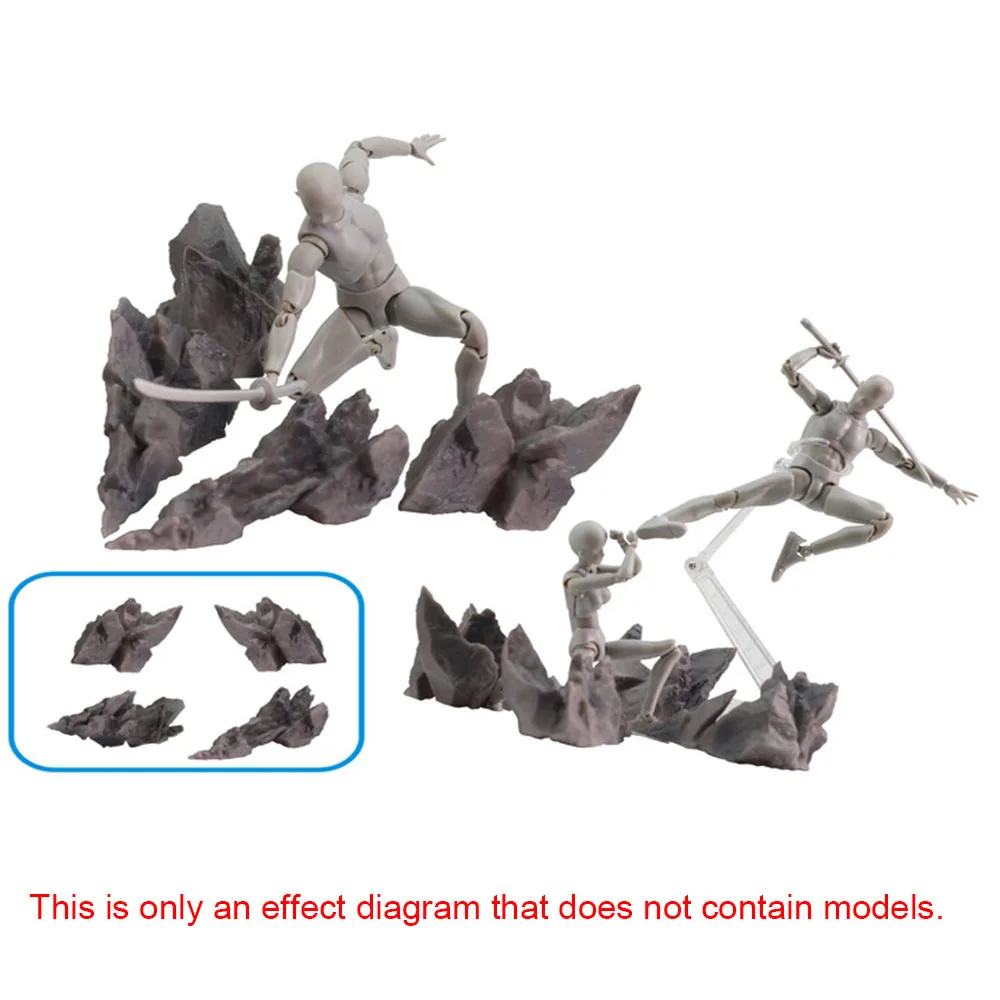 

Tamashii Effect Impact Grey Stone Figuarts Fix Saint Seiya Dragonball Action Toy Figures Model Toys Accessories