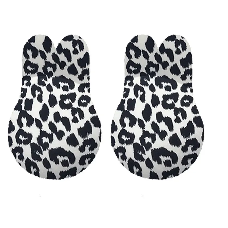 Cow pattern Невидимый бюстгальтер без бретелек лента липкая на без бретелек грудной лифтинг лента Дамское белье сексуальный клейкий кролик бюстгальтеры для женщин пуш-ап - Цвет: Cow pattern