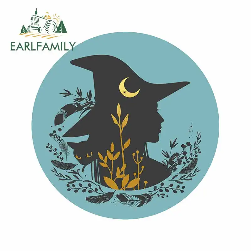 EARLFAMILY 13 см x для художественной Женщины Луна растение RV Мультфильм Дело доски