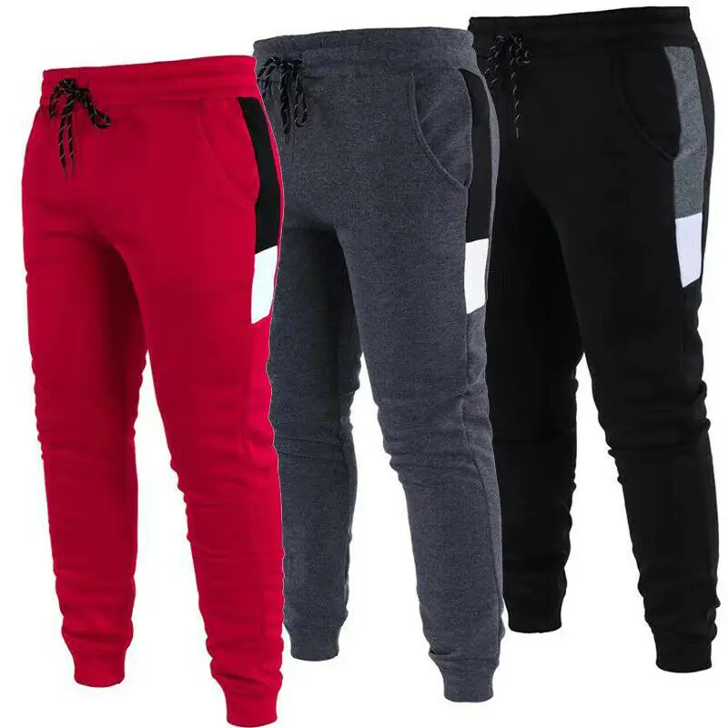 New Men Sport Sweatpants Pants Long Trousers Tracksuit Fitness Workout Joggers Men Spring Fashion 2020