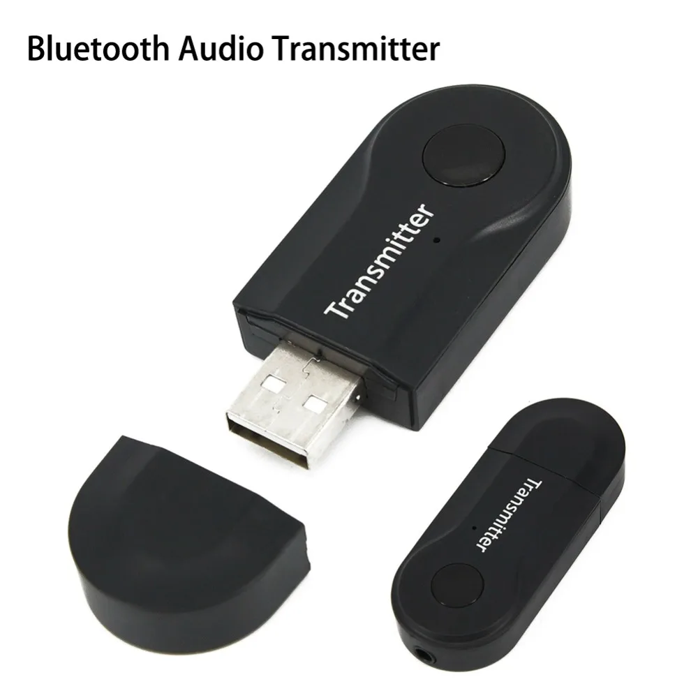 3,5 мм Беспроводной Bluetooth передатчик 2-в-1 A2DP-Audio-Cinch 3,5 мм AUX+ USB Адаптер HUB Hi-Fi