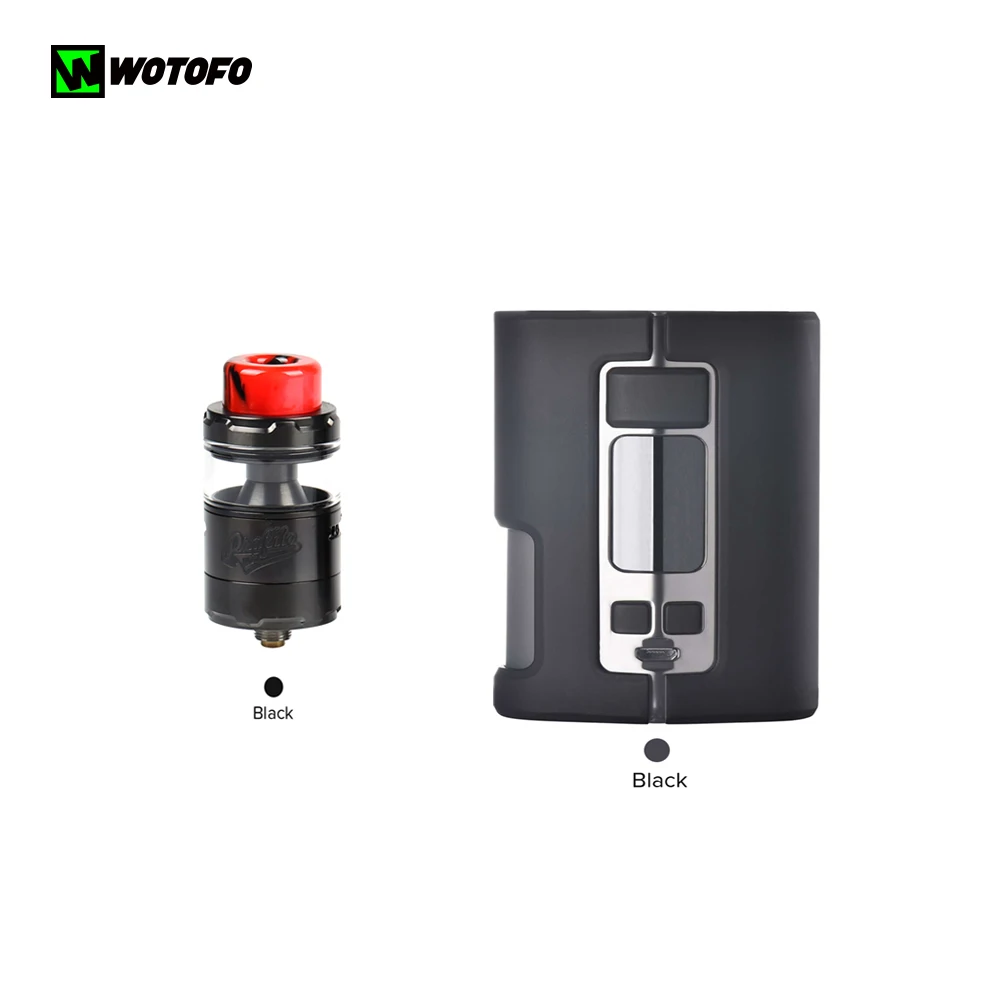 Double Black Wotofo Dyadic Squonk коробка мод с Wotofo профиль Unity RTA Vape танк атомайзер 510 нить вейп-комплект электронной сигареты - Цвет: Double Black