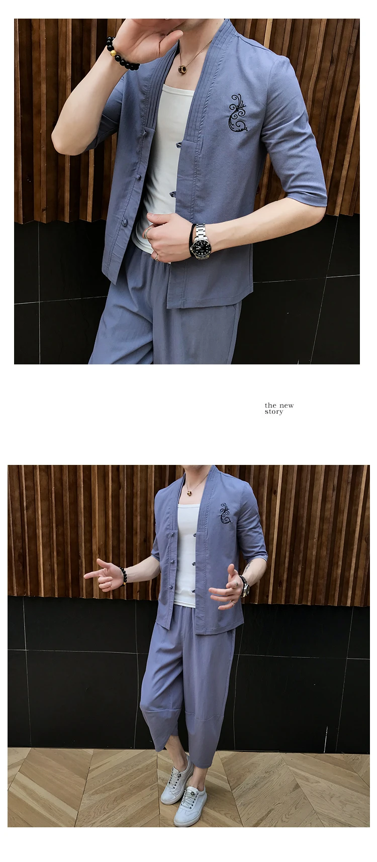 Облегающий комплект твитрижа Mannen Moda Hombre 5 Kleuren elastissche Tail Broek Trui рубашка Zomer Mannen набор jas En Broek