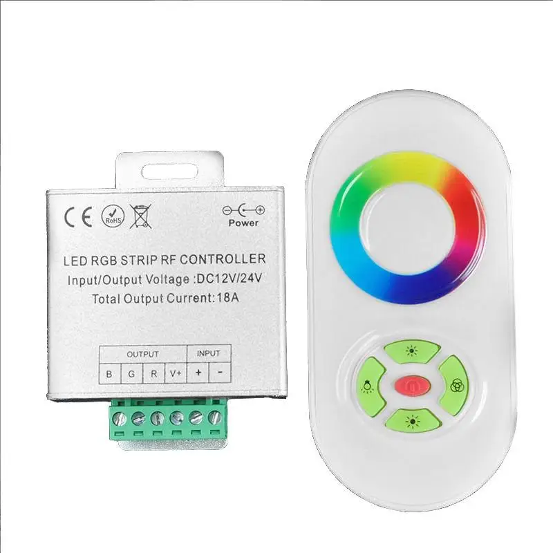 Настенный акриловый сенсорный Панель светодиодный контроллер Диммер для RGB/RGBW
