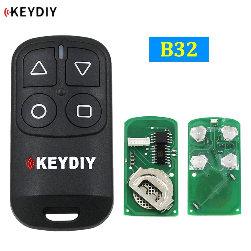 KEYDIY 4 кнопки общего Гаража двери дистанционного B32 дистанционного генератора для KD900 URG200 KD-X2 мини KD