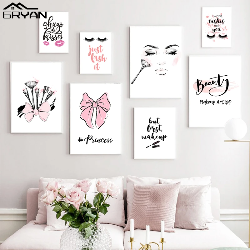 Affiche En Toile De Maquillage Pour Femmes Parfum De Visage Brosse A Cils Citation De Mode Peinture Imprimee Levres Art Mural Image Moderne Decor De Chambre De Filles Aliexpress Affiche En Toile De Maquillage Pour Femmes Parfum De Visage Brosse A Cils Citation De Mode Peinture Imprimee Levres Art Mural Image Moderne Decor De Chambre De Filles Aliexpress