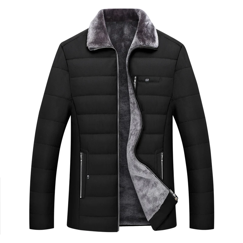 new 10XL 9XL plus size winter warm Jacket for men Loose coats casual mens thick coat male slim casual cotton padded casual warm - Цвет: 1