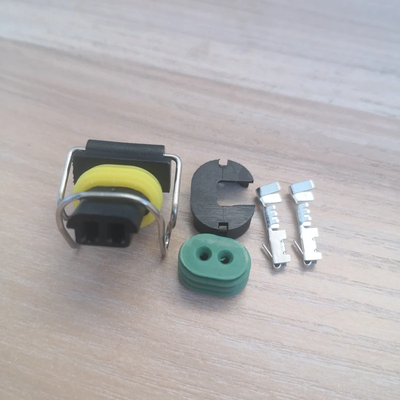 2/6/10/20/50 шт DJ7024Y-1.5-21Automotive 2 Pin 2 Way Топливная форсунка авто разъем для собаки кошки E320 323 325 329 330 C7C9 с терминалы
